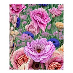 Broken And Budding Watercolor Flowers Shower Curtain 60  X 72  (medium)  by GardenOfOphir