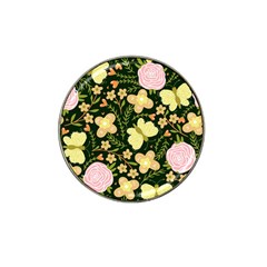 Flowers Rose Blossom Pattern Creative Motif Hat Clip Ball Marker (10 Pack) by Ravend