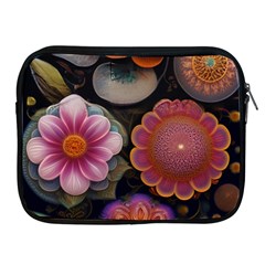 Ai Generated Floral Pattern Flowers Floral Apple Ipad 2/3/4 Zipper Cases