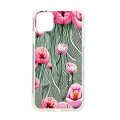 Pure And Radiant Watercolor Flowers Iphone 11 Tpu Uv Print Case by GardenOfOphir