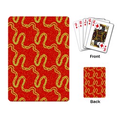 Background Ornamental Pattern Abstract Seamless Playing Cards Single Design (rectangle)