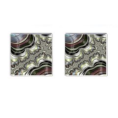 Fractal Background Pattern Texture Abstract Design Art Cufflinks (square)