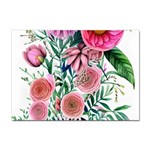 Captivating And Celestial Watercolor Flowers Sticker A4 (10 pack)