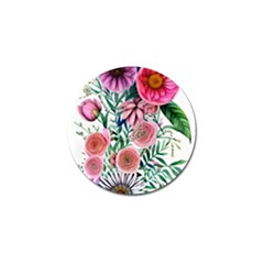 Captivating And Celestial Watercolor Flowers Golf Ball Marker (4 Pack) by GardenOfOphir