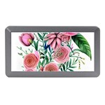 Captivating And Celestial Watercolor Flowers Memory Card Reader (Mini)