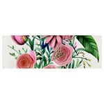 Captivating And Celestial Watercolor Flowers Banner and Sign 12  x 4 