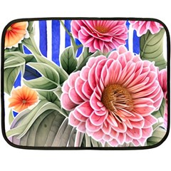 Choice Watercolor Flowers Fleece Blanket (mini) by GardenOfOphir