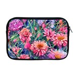 Retro Floral Apple MacBook Pro 17  Zipper Case