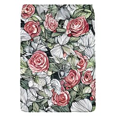 Retro Topical Botanical Flowers Removable Flap Cover (s) by GardenOfOphir