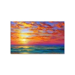 Summer Sunset Sticker Rectangular (10 Pack) by GardenOfOphir