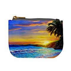 Sunrise At The Beach Mini Coin Purse by GardenOfOphir