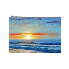 Reflecting On A Perfect Day Cosmetic Bag (large) by GardenOfOphir