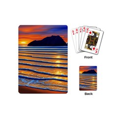 Endless Summer Nights Playing Cards Single Design (mini) by GardenOfOphir