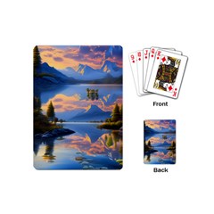 Beautiful Sunset Playing Cards Single Design (mini) by GardenOfOphir