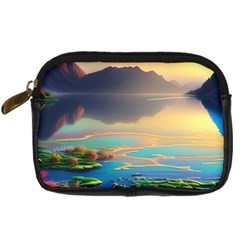 Exquisite Sunset Digital Camera Leather Case by GardenOfOphir