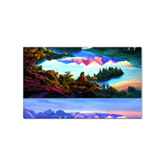 Solemn Soft Pastel Sunset Sticker Rectangular (10 Pack) by GardenOfOphir