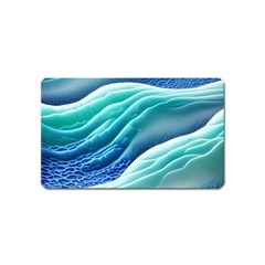 Pastel Beach Wave I Magnet (name Card) by GardenOfOphir