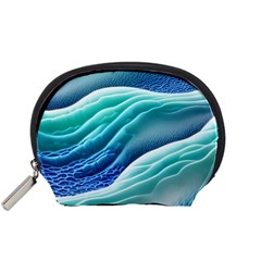 Pastel Beach Wave I Accessory Pouch (small) by GardenOfOphir