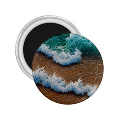 Abstract Waves Summertime On The Sea 2 25  Magnets by GardenOfOphir