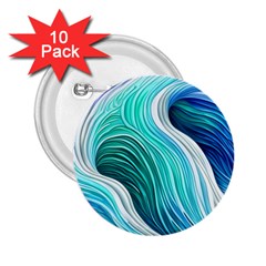 The Power Of The Ocean Iii 2 25  Buttons (10 Pack)  by GardenOfOphir