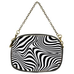 Pattern Geometric Lines Shapes Design Art Chain Purse (one Side)