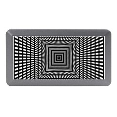 Focus Squares Optical Illusion Background Pattern Memory Card Reader (mini)