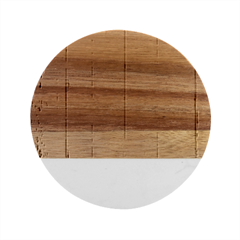 Hardwood Marble Wood Coaster (round) by artworkshop