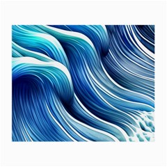 Sunny Ocean Wave Small Glasses Cloth (2 Sides) by GardenOfOphir