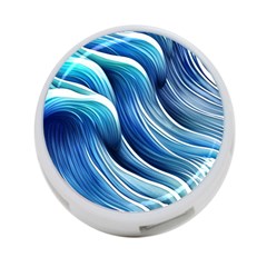 Sunny Ocean Wave 4-port Usb Hub (one Side) by GardenOfOphir