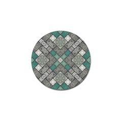 Mandala Decoration Floral Flower Indian Design Pattern Golf Ball Marker by Ravend