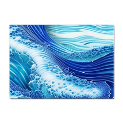 Water Waves Sticker A4 (10 Pack) by GardenOfOphir
