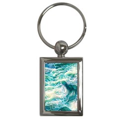 The Endless Sea Key Chain (rectangle) by GardenOfOphir