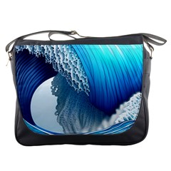 The Power Of The Ocean Messenger Bag by GardenOfOphir