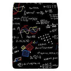 Black Background With Text Overlay Mathematics Formula Board Removable Flap Cover (l) by Jancukart