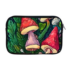 Sacred Mushrooms For Necromancy Apple Macbook Pro 17  Zipper Case by GardenOfOphir