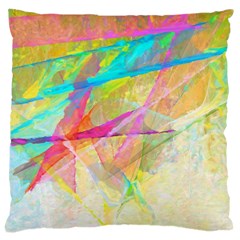 Abstract-14 Large Cushion Case (two Sides) by nateshop