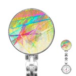 Abstract-14 Stainless Steel Nurses Watch