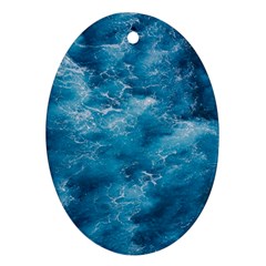 Blue Water Speech Therapy Ornament (oval) by artworkshop