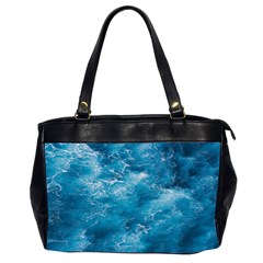 Blue Water Speech Therapy Oversize Office Handbag (2 Sides) by artworkshop