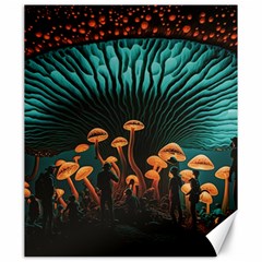 Mushroom Giant Explore 3d Canvas 20  X 24 