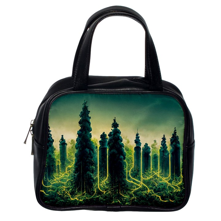 Ai Generated Soil Forest Crisis Nature Classic Handbag (One Side)