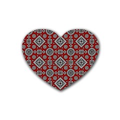 Flat,750x,075,f-pad,750x1000,f8f8f8 Rubber Coaster (heart)