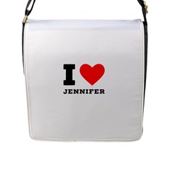 I Love Jennifer  Flap Closure Messenger Bag (l) by ilovewhateva
