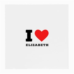 I Love Elizabeth  Medium Glasses Cloth (2 Sides) by ilovewhateva