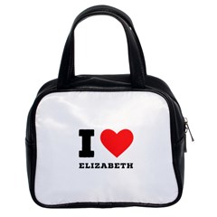 I Love Elizabeth  Classic Handbag (two Sides) by ilovewhateva