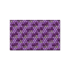 Pattern Seamless Design Decorative Hexagon Shapes Sticker (rectangular) by Ravend