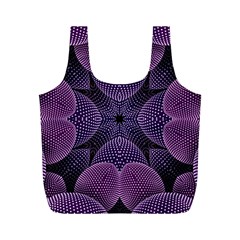 Geometric Shapes Geometric Pattern Flower Pattern Art Full Print Recycle Bag (m) by Ravend