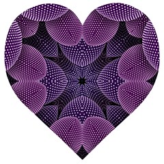 Geometric Shapes Geometric Pattern Flower Pattern Art Wooden Puzzle Heart by Ravend