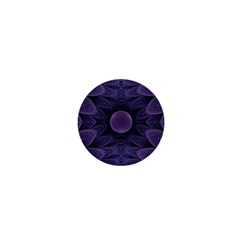 Gometric Shapes Geometric Pattern Purple Background 1  Mini Magnets