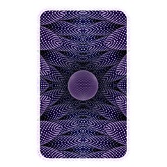 Gometric Shapes Geometric Pattern Purple Background Memory Card Reader (rectangular)